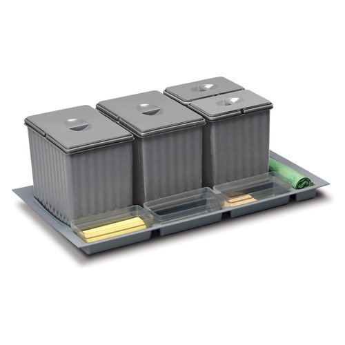 Pattumiera incasso Gollinucci SISTEMA 900 902 Grigio