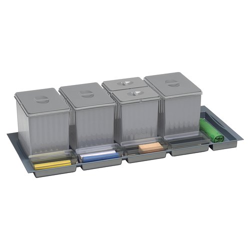 Pattumiera incasso Gollinucci SISTEMA 900 905 Grigio