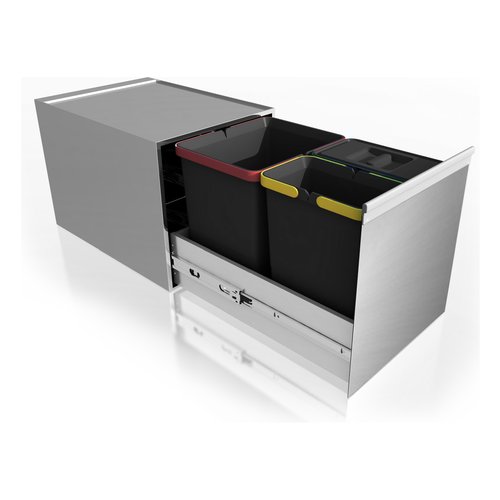 Pattumiera incasso Lavenox SY D 13 SYSTEM Inox
