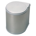 Gollinucci - Pattumiera incasso Gollinucci Grigio metallo 6270MT