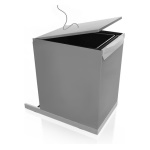 Lavenox - Pattumiera incasso Lavenox Grigio PEI