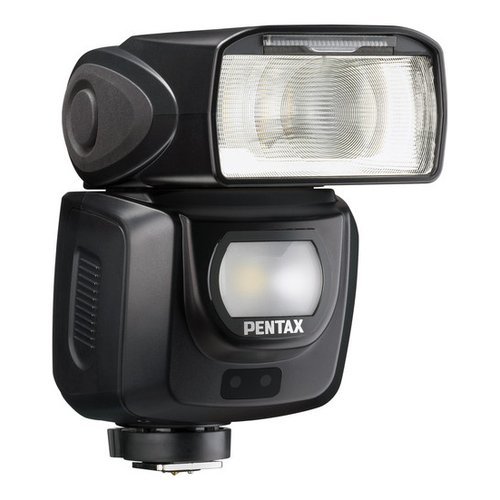 AF-360FGZ II Pentax AF 360 FGZ II. Larghezza: 6,8 cm, Profondità: 10,6 cm, Altezza: 11,1 cm. Tipo batteria: AA