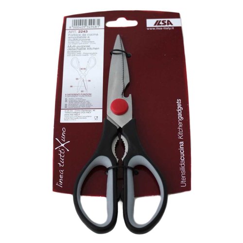 Forbice cucina Ilsa 2243021 multifunzione Nero