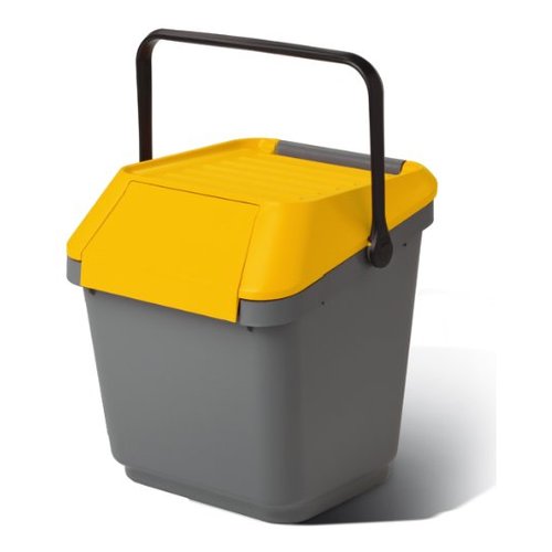 Pattumiera Mattiussi Ecologia A11807 EASYMAX Giallo