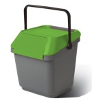 Mattiussi Ecologia - Il contenitore Easymax è nato con l'obiettivo di garantire l'equilibrio ottimo tra il massimo dei volumi di materiale da riciclare ed il minimo spazio occupato. Pratico ed impilabile, è un contenitore salva spazio che permette di economizzare gli spazi in casa o in ufficio. Grazie al suo design, il coperchio diventa una vera base d'appoggio sia per altri Easymax che per differenti oggetti, e il facile accesso al contenitore è garantito da un'aletta nella zona frontale del coperchio stesso