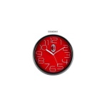 Orologio da parete Lowell 00840MI2 MILAN Rosso e Nero