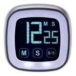 Ghidini Cipriano - Timer con Batterie incluse. Foro microfono allarme. Magneti.Piedistallo per appoggio