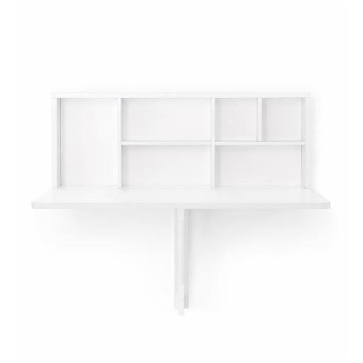Connubia Calligaris CB/4061_P94_P94 <b> Tavolo Pieghevole Spacebox Cb/4061 Piano P94 Nob. b.co  op. Struttura P94 Lac. b.co  op. </b>