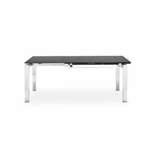 Connubia Calligaris CB/4011_P321_P77_P77 <b> Tavolo Allungabile Airport Cb/4011 Piano P321 cer. (V) Piombo Struttura P77 Mt. Cromato Gambe P77 Mt. Cromato </b>