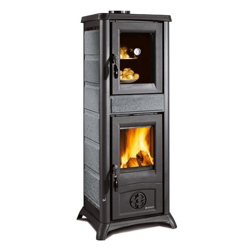 La Nordica Gemma Forno stufa Libera installazione A legna Nero, Grigio