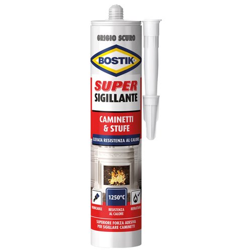 Sigillante alte temperature Uhu Bostik 630351 Refrattario Caminetti e 