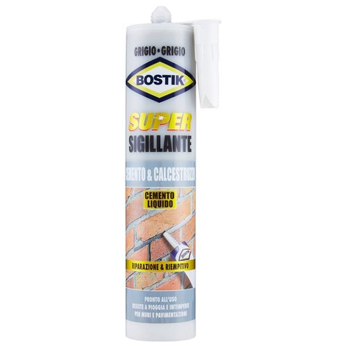 Silicone acrilico Uhu Bostik D2436 Cemento e Calcestruzzo Grigio