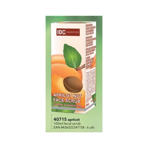 Crema esfoliante corpo Idc Institute Scrub Viso Albicocca 100 Ml