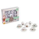 Ods Srl - Servizio da pic nic completo in 13 pezzi fra cui piattini, teiera, lattiera piattini e zuccheriera