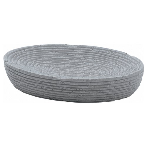 Porta sapone appoggio Gedy GM11 08 GEMINI Grigio rigato