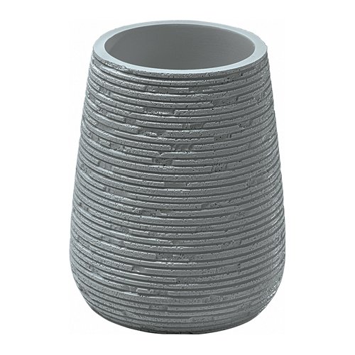 Bicchiere porta spazzolino Gedy GM98 08 GEMINI Grigio cemento