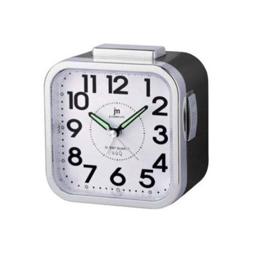 Sveglia Lowell JA7051N JUSTAMINUTE Con funzione snooze Black