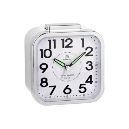 Sveglia Lowell JA7051B JUSTAMINUTE Con Funzione Snooze Bianco