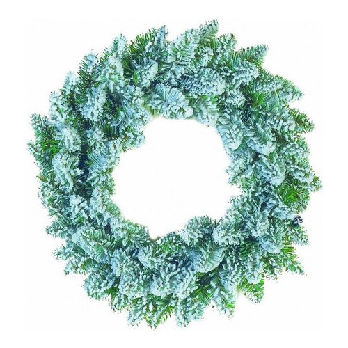 Corona Natale Amicasa 008336 Verde innevato