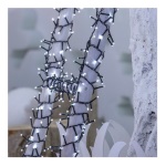 Lotti Importex - Catena lineare Nastro MiniCluster Ø6cm NTL 1500 LED BIANCO Ø5mm
Reflex, Memory Controller 8 giochi di luce selezionabili, Trasformatore
24V, uso Esterno, Cavo Verde, Dimensioni 4+30,5m, per alberi H240-
300cm