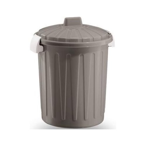 Bidoncino Veca BD001L02300198 BLIM coperchio a clip Tortora