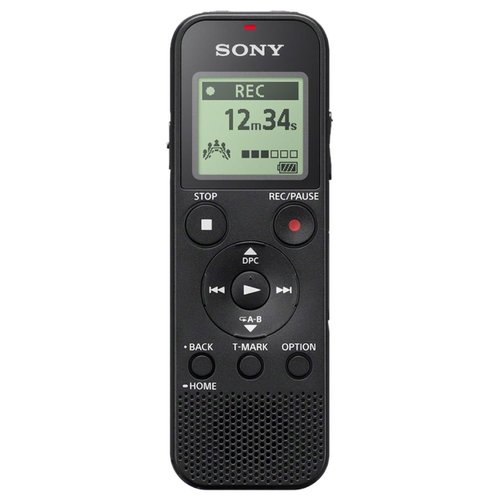 Sony ICD-PX370 dittafono Memoria interna e scheda di memoria Nero