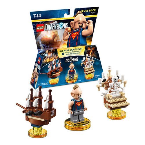 Warner LEGO Dimensions 71267 GOONIES Level Pack LEGO LEGO Dimensions: Goonies Level Pack. Compatibilità marca: LEGO, Età minima: 7 anno/i, Età massima: 14 anno/i