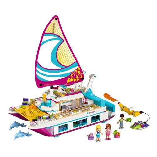 Lego 41317 Una fantastica crociera sul mare ti attende con il catamarano di lusso! Rilassati al sole in coperta e quindi rinfrescati in piscina