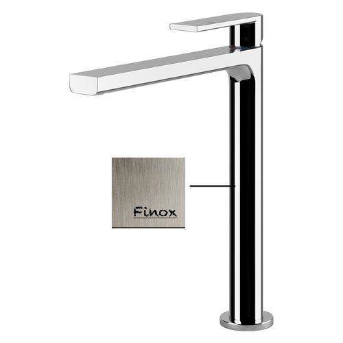 Gessi 50101#149 Rubinetto miscelatore monocomando Lavello cucina Inox satinato Helium
