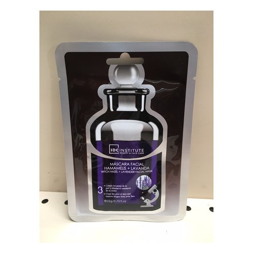 Maschera bellezza Idc Institute Mono Uso Amamelide + Lavanda