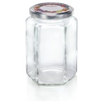 Leifheit - Per cetrioli, zucca, funghi, noci, caramelle o müsli. Il vasetto decorativo Leifheit con design esagonale ha una capacità di 770 ml che lo rende versatile in cucina: può essere impiegato per conservare sia frutta che verdura in modo ermetico. Fa la sua figura anche come lanterna da esterno. Praticissimo: il diametro di 82 mm dell'apertura consente di riempire il vasetto con facilità, senza tralasciare alcun alimento. Anche i pezzi di verdura più grossi passano senza sforzi dall'apertura e possono essere rim