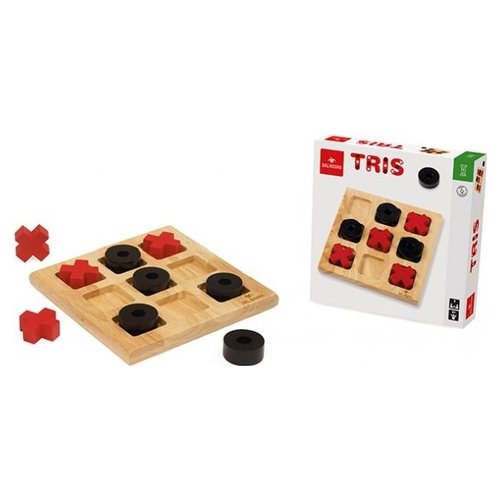 Gioco Dal Negro 54239 Tris in Legno 21X21 gioco