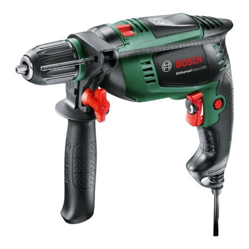BOSCH 0603131100 Trapano con percussione UniversalImpact 800 W elettronico reversibile con valigetta