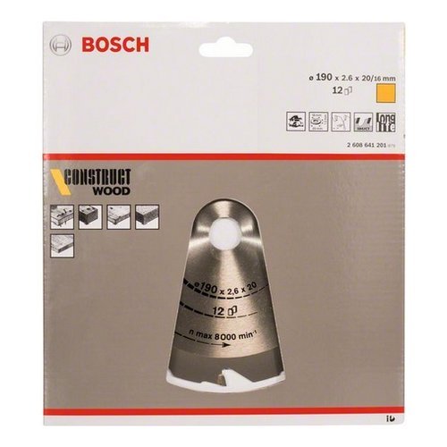 Lama a disco Bosch 2608641201 CONSTRUCT WOOD 12 dt.