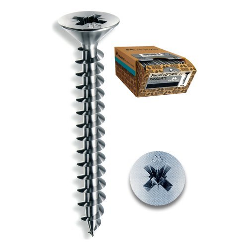 Viti legno Mustad PVICZP400500PSC PANEL VIT Inox passivato