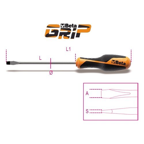 Cacciavite a taglio Beta 012600066 BETAGRIP 1260