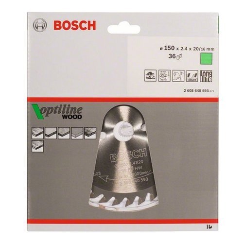Lama a disco Bosch 2608640593 OPTILINE WOOD 24 dt.