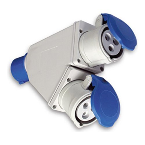 Adattatore Fanton 73105 con spina Cee 220V Blu e Bianco