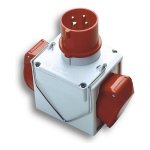 FANTON - Adattatore elettrico Fanton 73111 Rosso e Bianco Rosso e Bianco