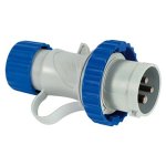 FANTON - Spina mobile industriale CEE diritta 2P+T 16A 6h IP67 200-250 V Blu/bianco 70140