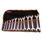 Set chiavi a forchetta Beta 000550162 55/B12 Cromo satinato