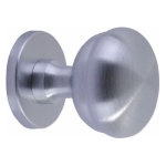 GHIDINI - Pomolo fisso per porta   Ottone Cromo satinato Milena