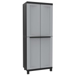 Armadio plastica Terry 1002708 TWIST Black 2680 Grigio e Nero