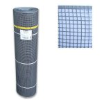 Tenax - Rete in plastica multiuso a maglia quadra 1,0 x 50 mt Polietilene - resistente ai raggi UV Argento QUADRA ARGENTO 10X10CM.100