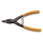 BETA - Pinza a becchi diritti per anelli elastici di sicurezza per alberi  Corpo in acciaio - UNI 7915 DIN 5254  - in PVC 1036 EST. MM 175