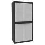Terry - Terry Q Black Jumbo 2900, Armadietto, Da terra, Mobile tipo isola, 3 ripiani, 2 porta/porte, Nero
