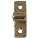 GHIDINI - Presa a legno per pinza fermaporta  Ottone Ottone naturale non verniciato 