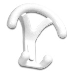 GHIDINI - Porta abiti da parete Nylon  120 x 53 x h. 118 mm Bianco lucido Dumbo  