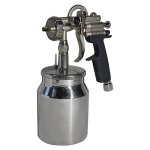 WALMEC - Aerografo professionale  con serbatoio inferiore Alluminio 1000 cc a baionetta 1,8 mm UR Plus