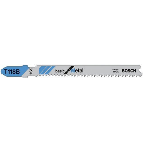 Set lame seghetto alternativo Bosch 2608631014 Per lamiera T118B